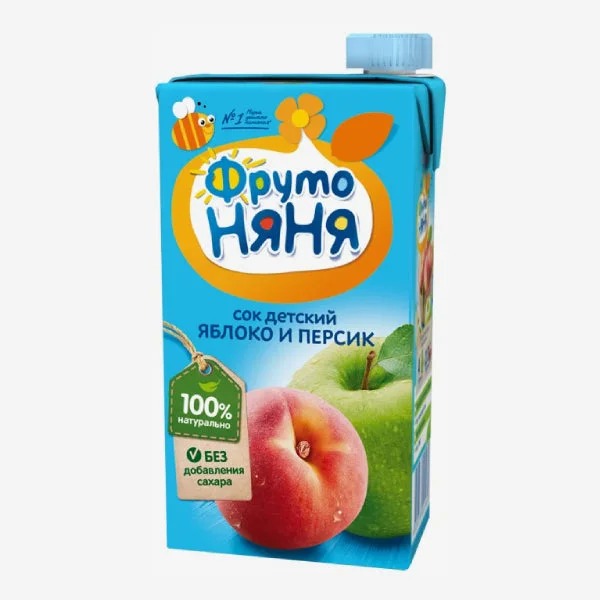 Ֆրուտո նյանյա հյութ խնձորի և դեղձի