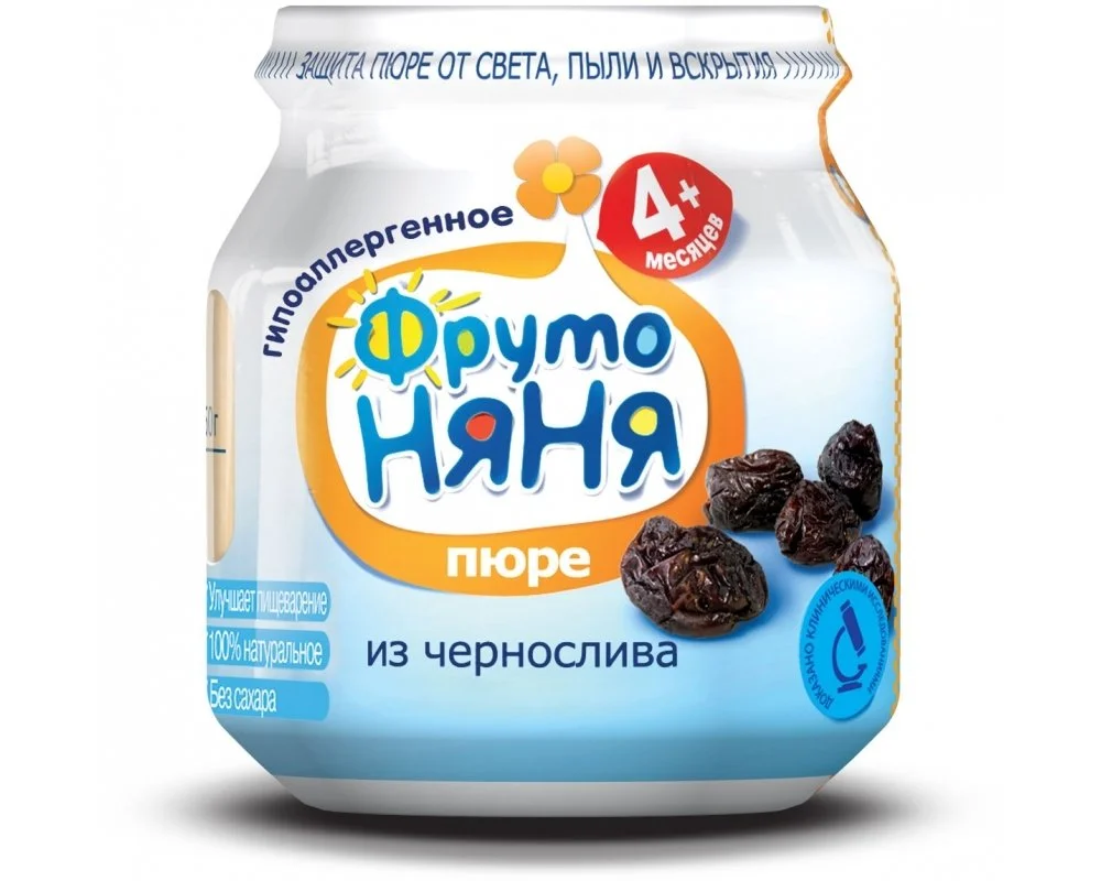 Ֆրուտո Նյանյա սալորաչրի խյուս 100 գ, 4+